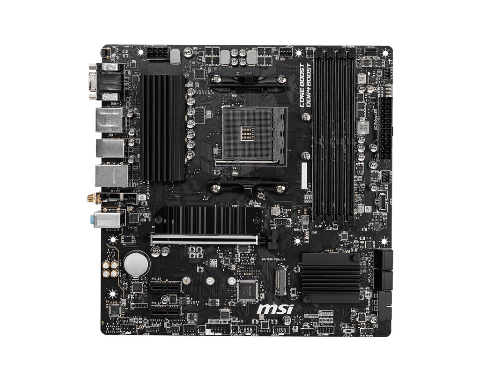 MSI B550M PRO-VDH WIFI DDR4 4400(OC) HDMI MATX AM4