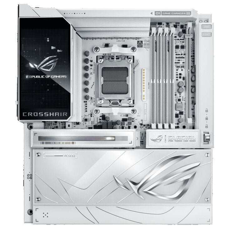 ASUS ROG CROSSHAIR X870E GLACIAL AM5 ANAKART
