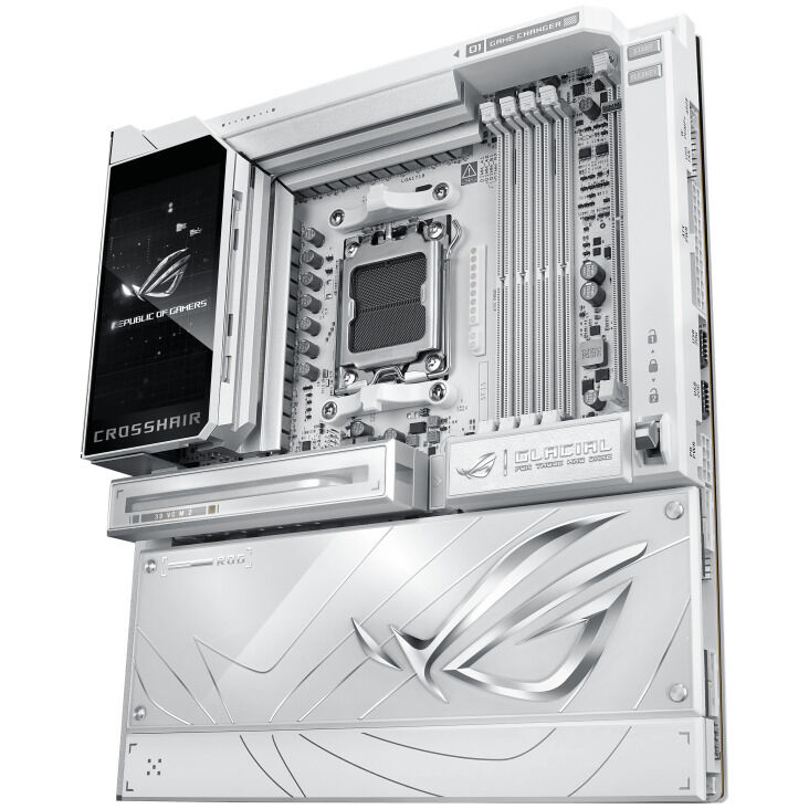 ASUS ROG CROSSHAIR X870E GLACIAL AM5 ANAKART