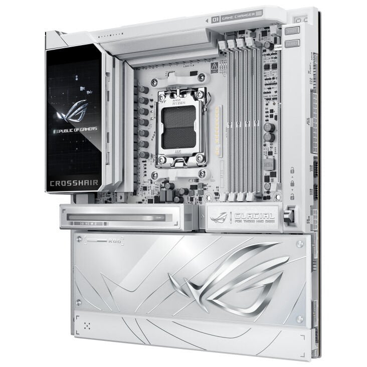 ASUS ROG CROSSHAIR X870E GLACIAL AM5 ANAKART