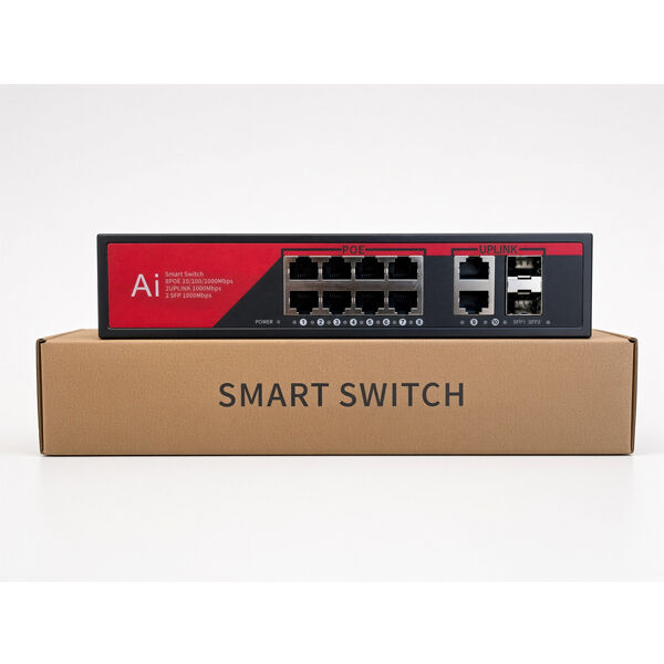 EZCOOL EZ-08PSX-SFP 8 PORT 8GE+2GE+2SFP 120W GİGABİT POE SWİTCH