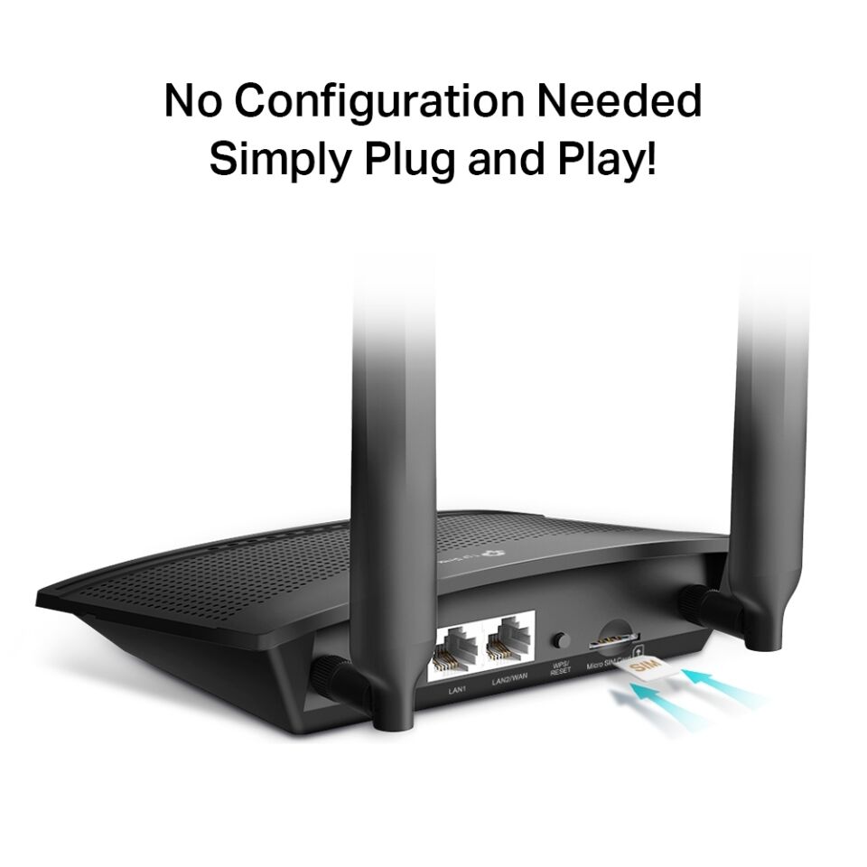 TP-LINK TL-MR100 1PORT 300Mbps ROUTER(SIM KART TAKILABİLİR)