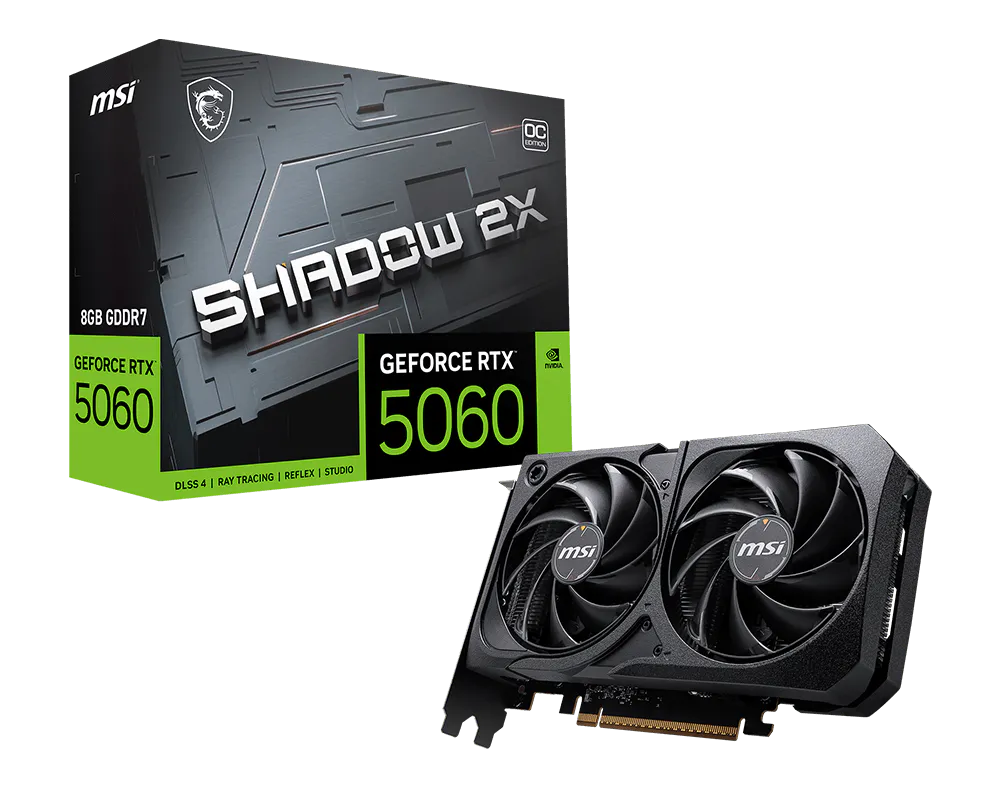 GEFORCE RTX 5060 8G SHADOW 2X OC MAX