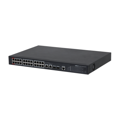 DAHUA PFS4226-24ET-240 24 PORT 24XFE-2GE-2SFP YÖNETİLEBİLİR 240W POE SWİTCH