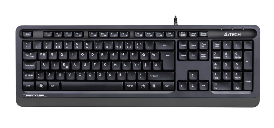 A4 TECH FK10 FN-MULTIMEDYA F KLAVYE USB GRİ