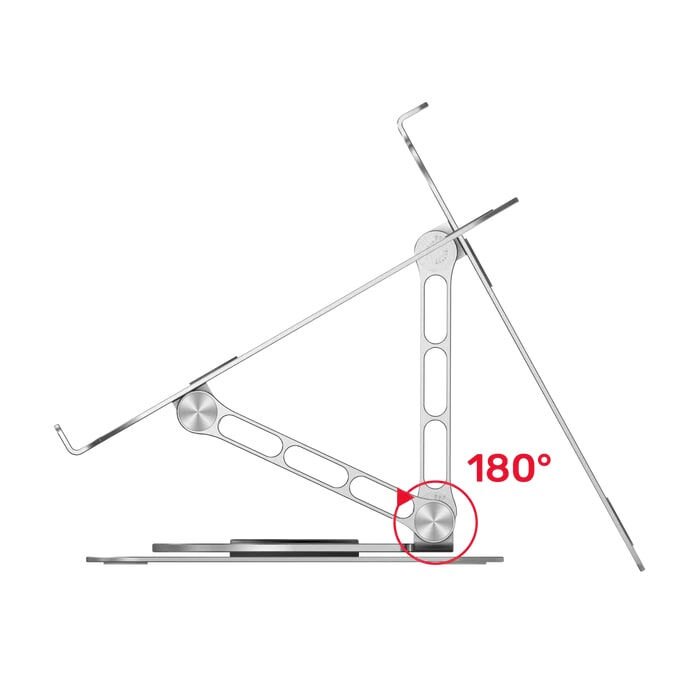 UNITEK 360D METAL 10-16” NOTEBOOK STAND (OT180SL01)