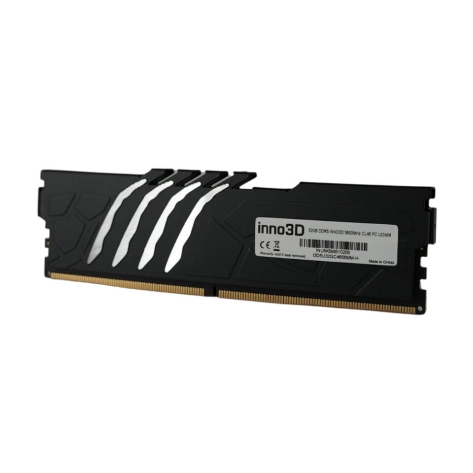 32GB DDR5 INNO3D 5600Mhz CL46 I3D5U32GC4656MM-H UDIMM SOĞUTUCULU
