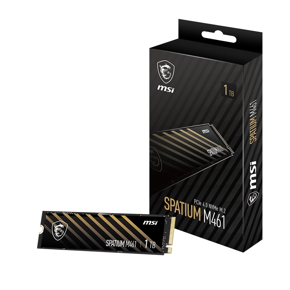 1TB MSI SPATIUM M461 PCIE 4.0 NVME M.2