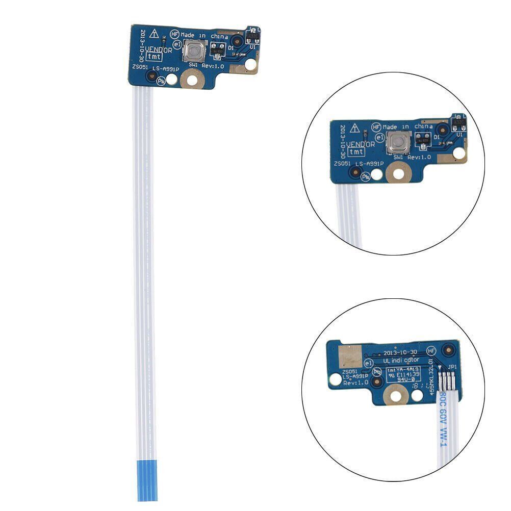 SIFIR- Orijinal HP 15-R020ST G9Y47EA, 15-R021ST J1T02EA Power Buton, On/off Flex LS-A991P