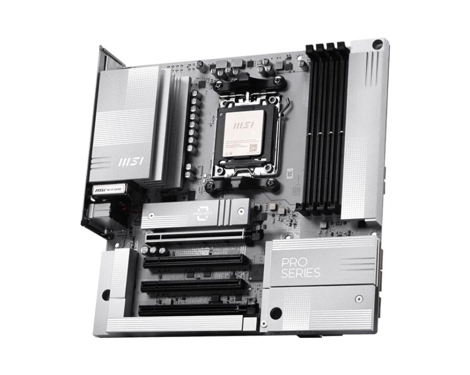 MSI PRO B850M-A WIFI PZ DDR5 ANAKART 8200MHz(OC)