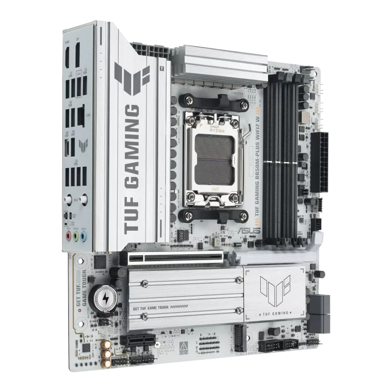 ASUS TUF GAMING B850M-PLUS WIFI7 AMD ANAKART BEYAZ