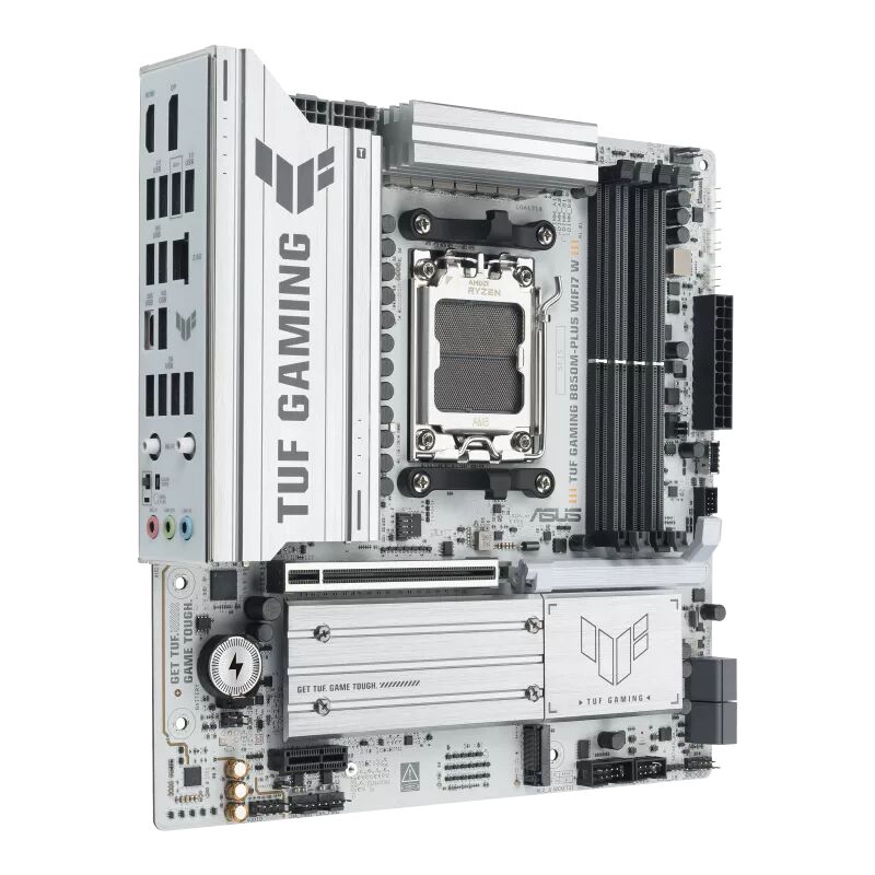 ASUS TUF GAMING B850M-PLUS WIFI7 AMD ANAKART BEYAZ