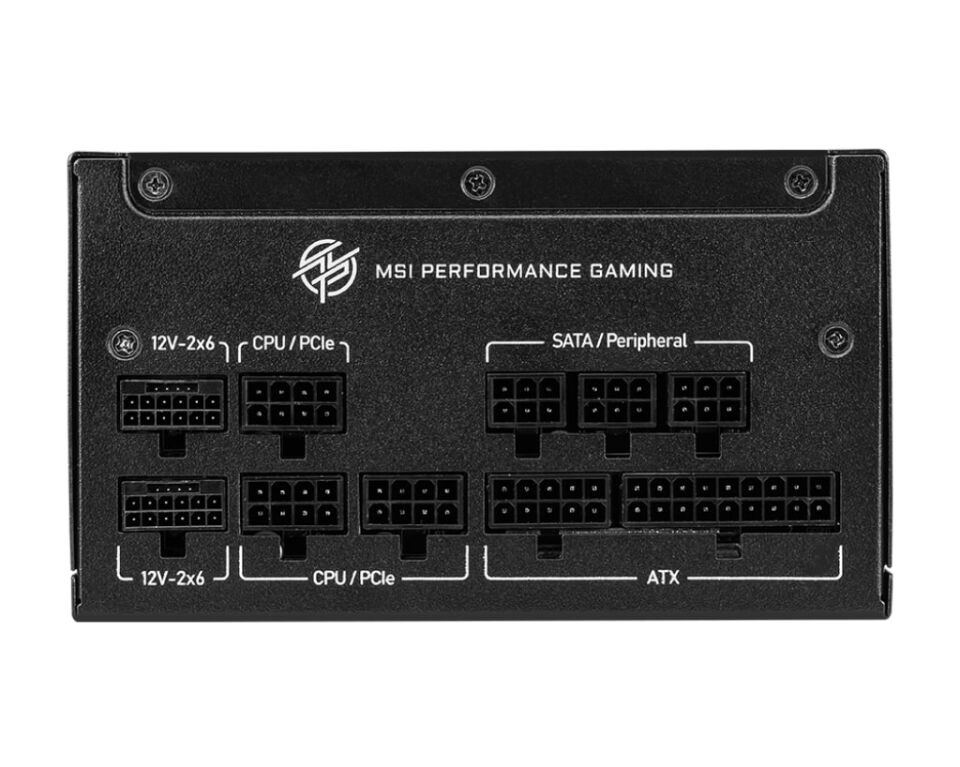 MSI MPG A850GS PCIE5 850W 80+ GOLD PSU FULLMODULAR