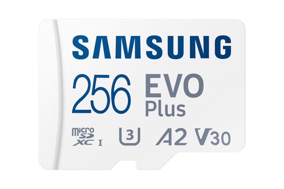 256GB SAMSUNG EVO PLUS MICROSDXC UHS-I U3 V30 A2 160MB/s MB-MC256SA/TR