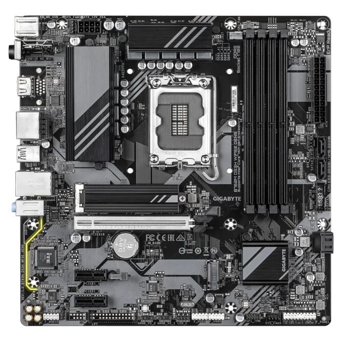 GIGABYTE B760M DS3H WIFI6E GEN5 HDMI VGA DP 1700P