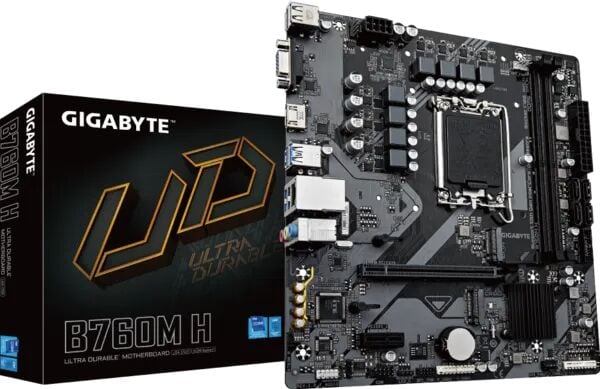 GIGABYTE B760M H DDR5 HDMI VGA MATX 1700P