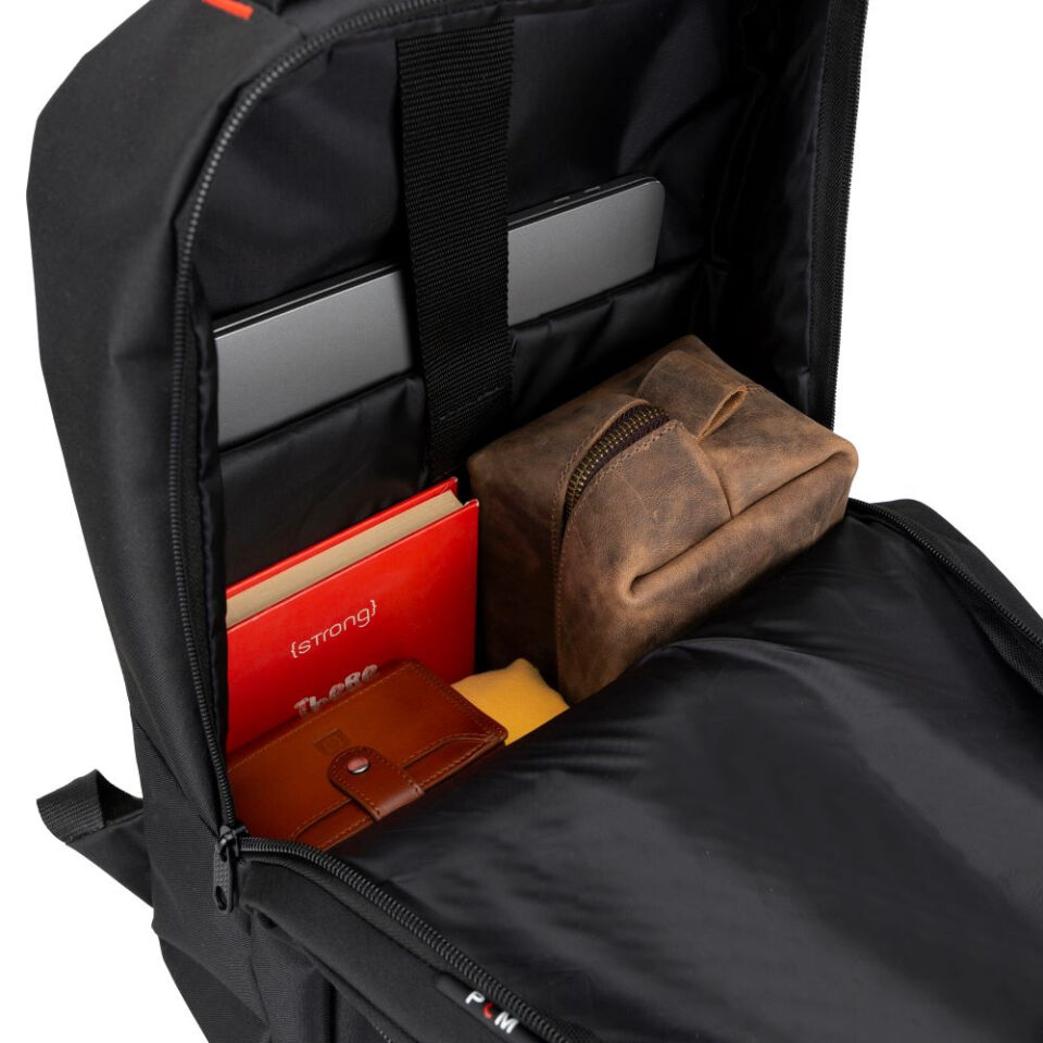 PLM BERGAMIN NOTEBOOK SIRT ÇANTASI SİYAH 15.6''