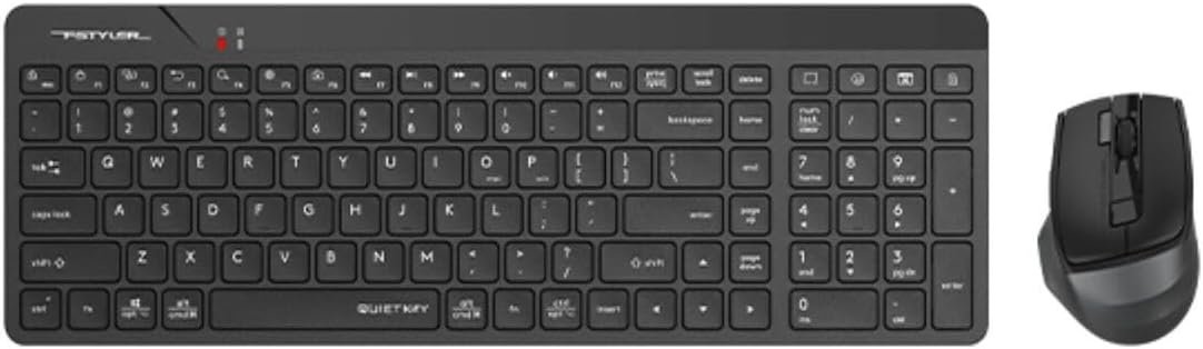 A4 TECH FG2400 Q SILENT 2.4 GHZ AİR2 SİYAH KLAVYE+MOUSE