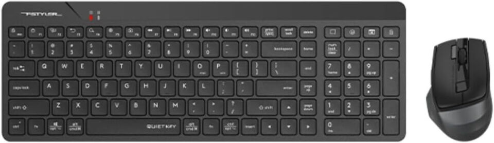 A4 TECH FG2400 Q SILENT 2.4 GHZ AİR2 SİYAH KLAVYE+MOUSE