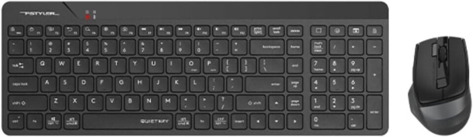 A4 TECH FG2400 Q SILENT 2.4 GHZ AİR2 SİYAH KLAVYE+MOUSE