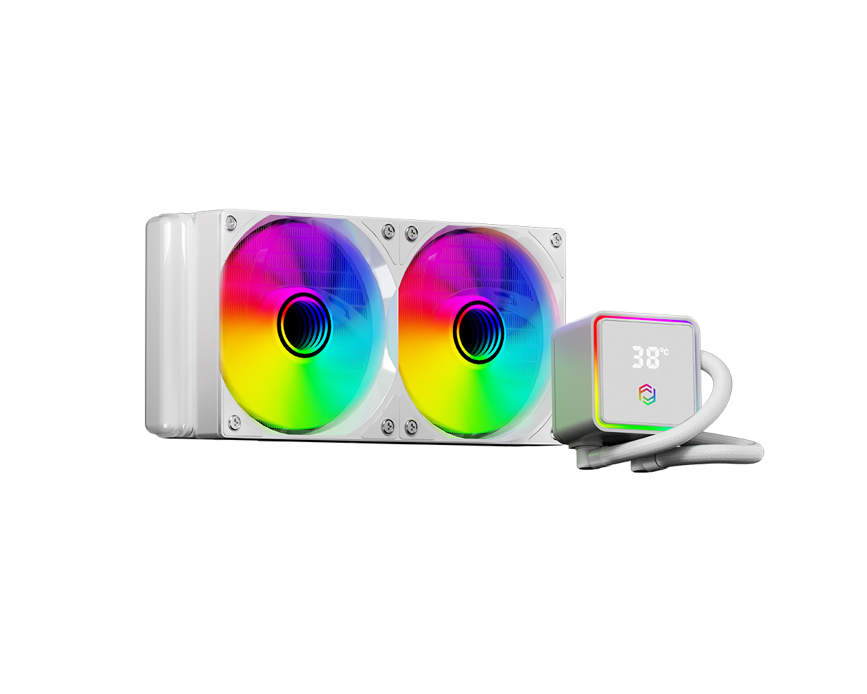 FRISBY FCL-240W ARGB 240 LIQUID COOLER WHITE