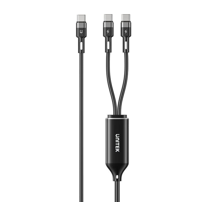 UNITEK 2in1 TYPE-C HIZLI ŞARJ KABLO (C14146ABK01-1.8M)
