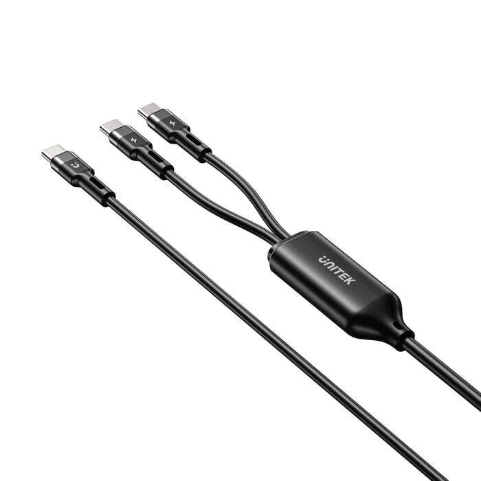 UNITEK 2in1 TYPE-C HIZLI ŞARJ KABLO (C14146ABK01-1.8M)