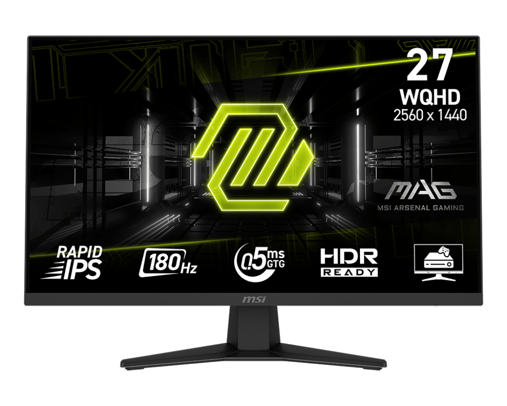 27 MSI MAG 274QF 0.5MS 180HZ 2K WQHD ADAPTIVE SYNC IPS GAMING