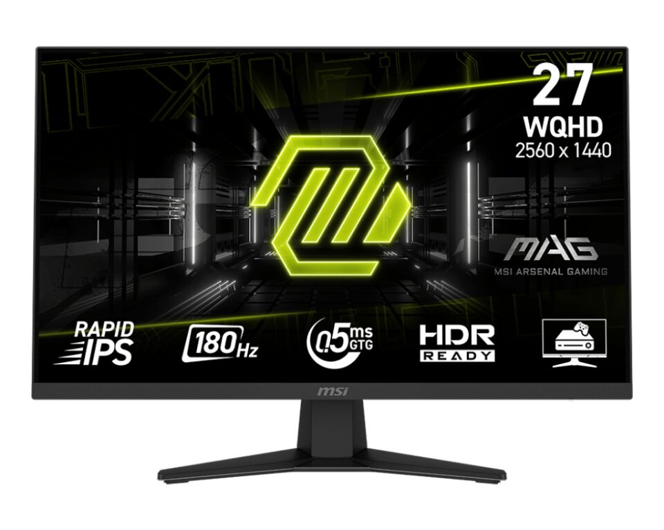 27 MSI MAG 274QF 0.5MS 180HZ 2K WQHD ADAPTIVE SYNC IPS GAMING