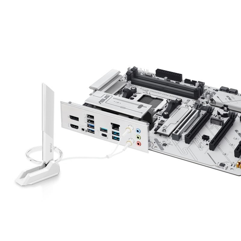 ASUS B650E MAX GAMING WIFI W BEYAZ DDR5 ANAKART