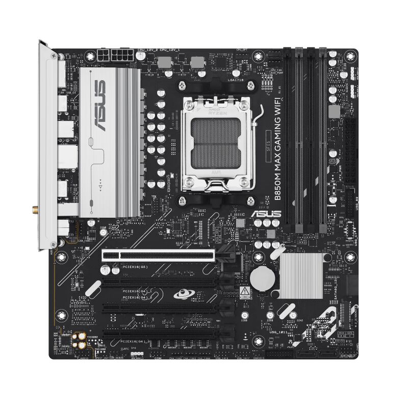 ASUS B850M MAX GAMING WIFI AM5 DDR5 8000MHZ(OC)  mATX HDMI ANAKART