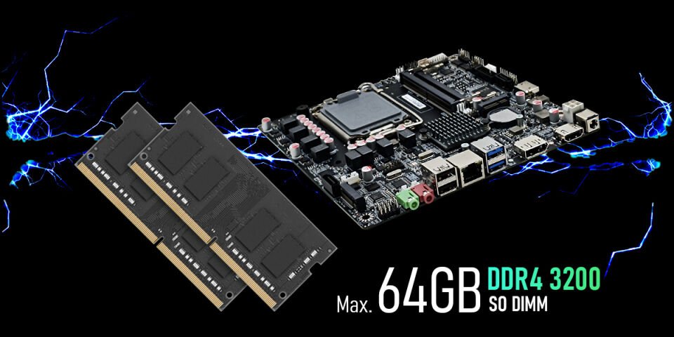 PRITTEC OX1 Q7-TH610L MINI PC I5-12400 / 8GB / 512 Nvme M2 / Free Dos