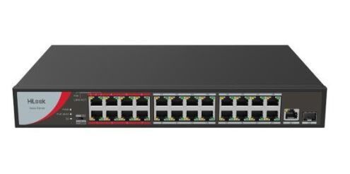 HILOOK NS-0326P-230(B) 24XFE+1XGE+1XGE/SFP YÖNETİLEMEZ 230W POE SWİTCH