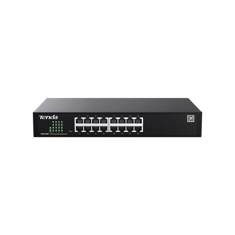 TENDA TEG2216D 16GE PORT CLOUD YÖNETİLEBİLİR SWİTCH