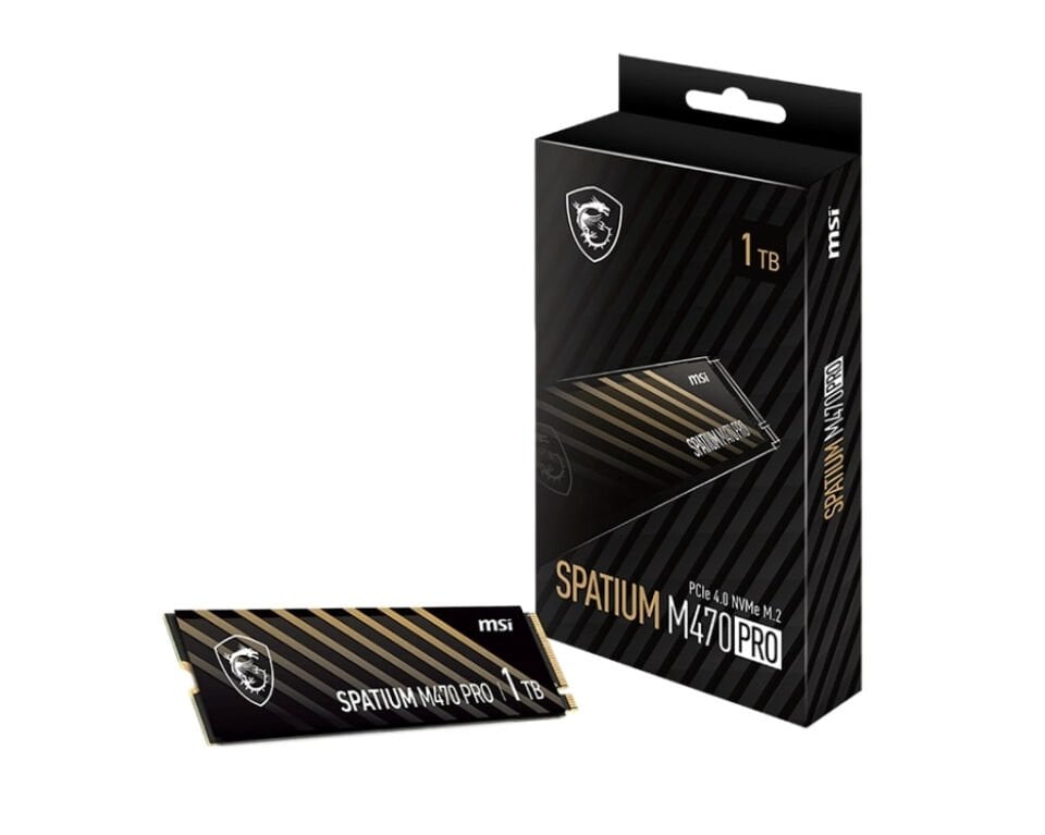 MSI SPATIUM M470 PRO PCIE 4.0 NVME M.2 1TB
