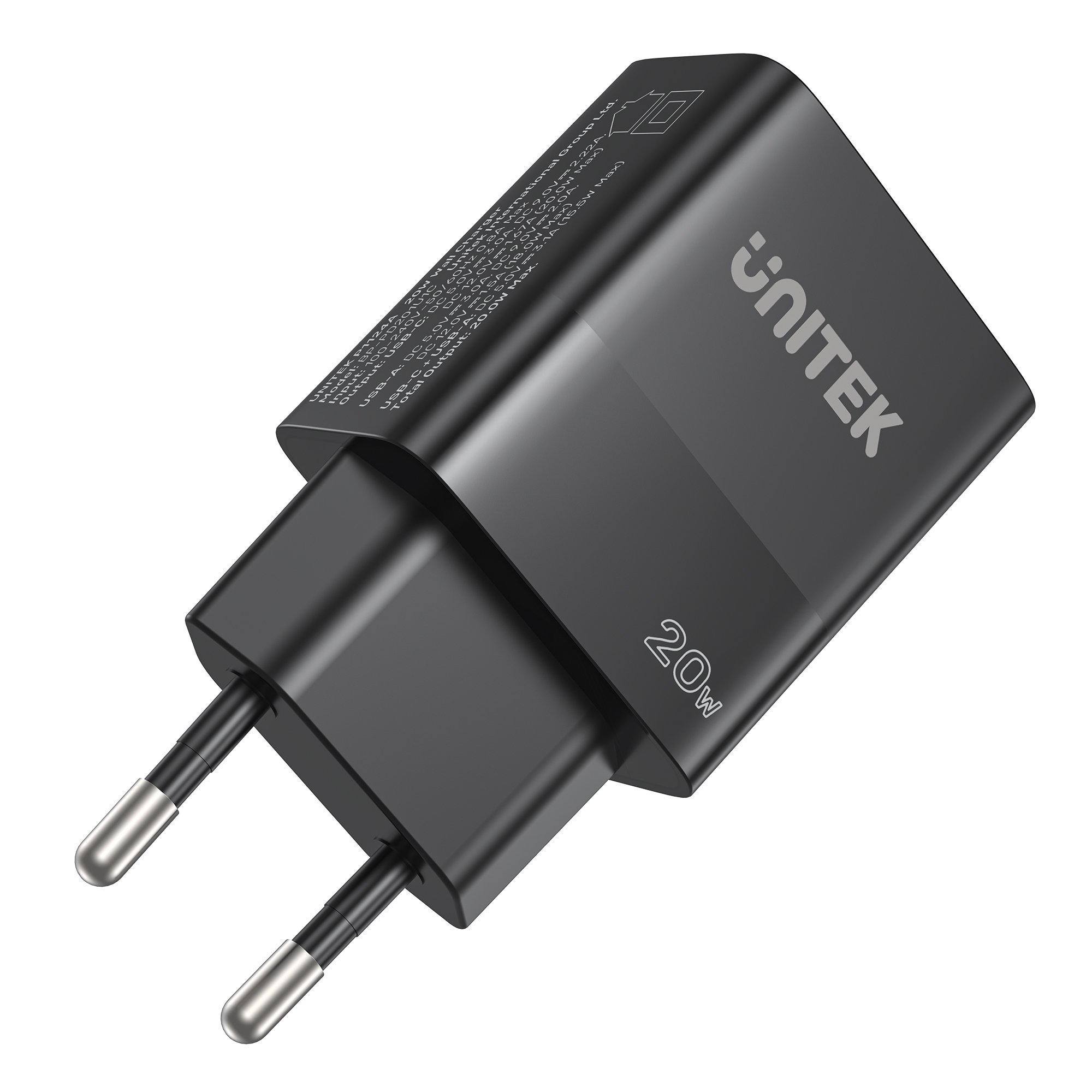 UNITEK 20W HIZLI ŞARJ ADAPTÖRÜ 1*USB-C (P1124ABK-EU)