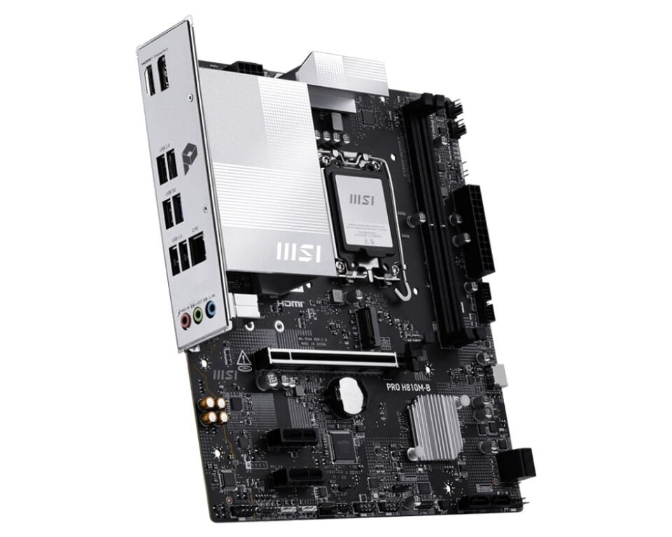 MSI PRO H810M-B DDR5 6400MHz (OC) M.2 mATX 1851P