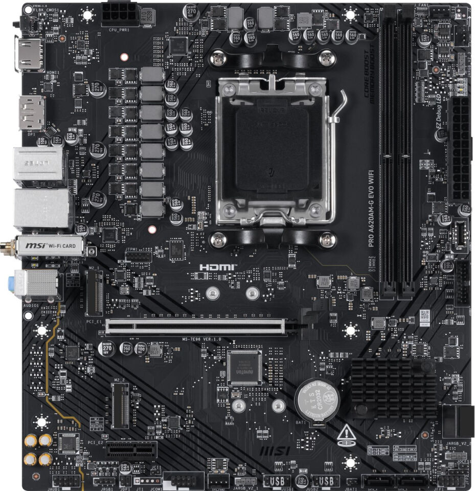 MSI PRO A620AM-G EVO WIFI GAMING ANAKART