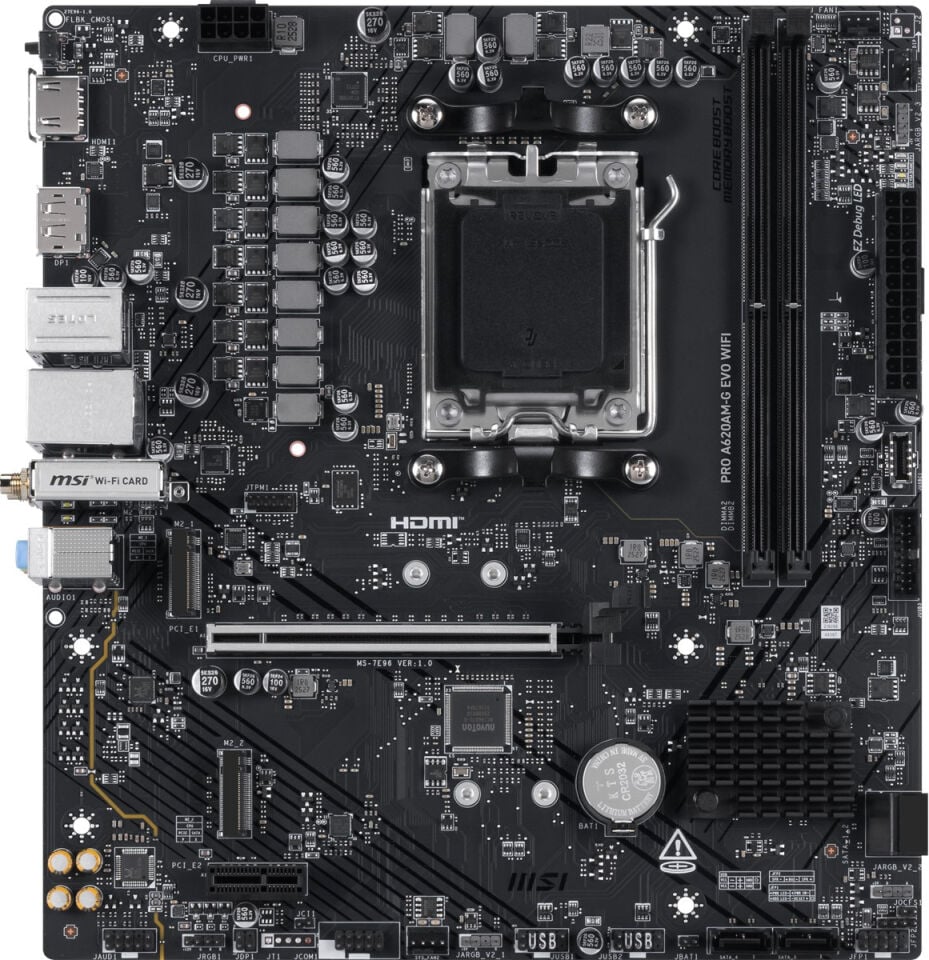 MSI PRO A620AM-G EVO WIFI GAMING ANAKART