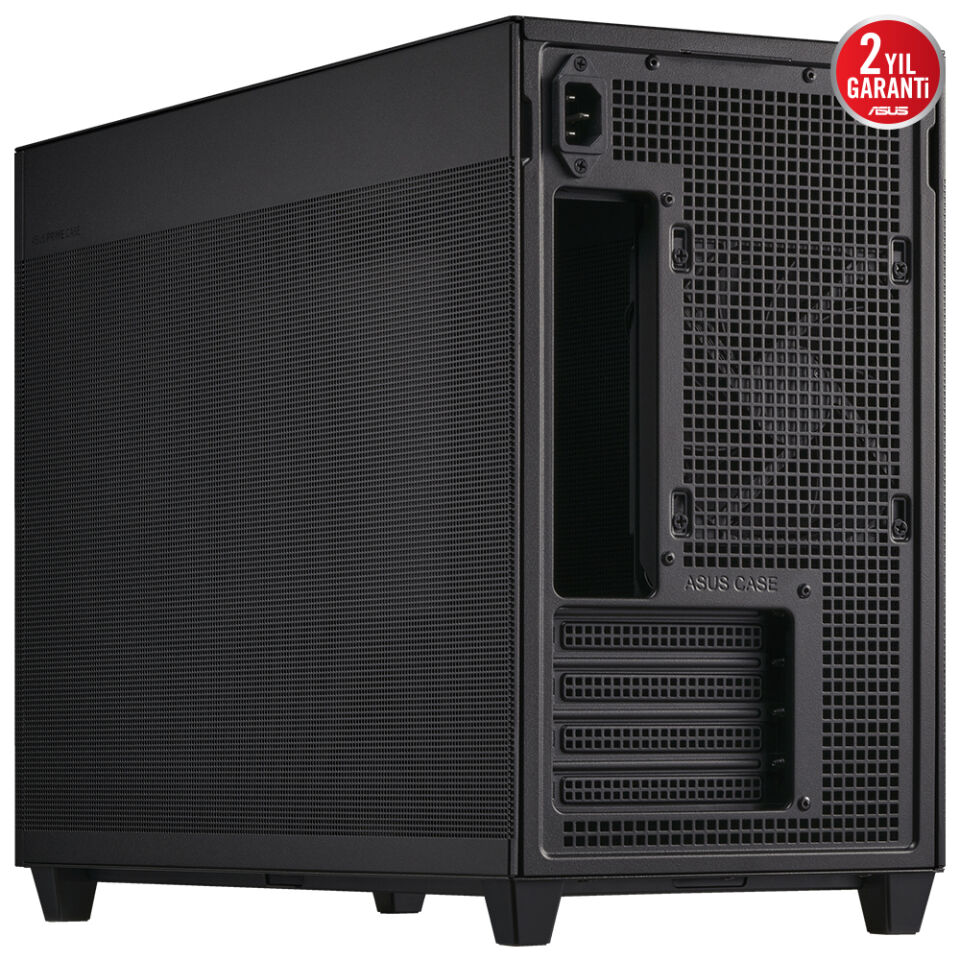 ASUS PRIME AP201 MESH 1x120MM FAN USB 3.2 TYPE-C SİYAH MICRO-ATX SMALL TOWER KASA