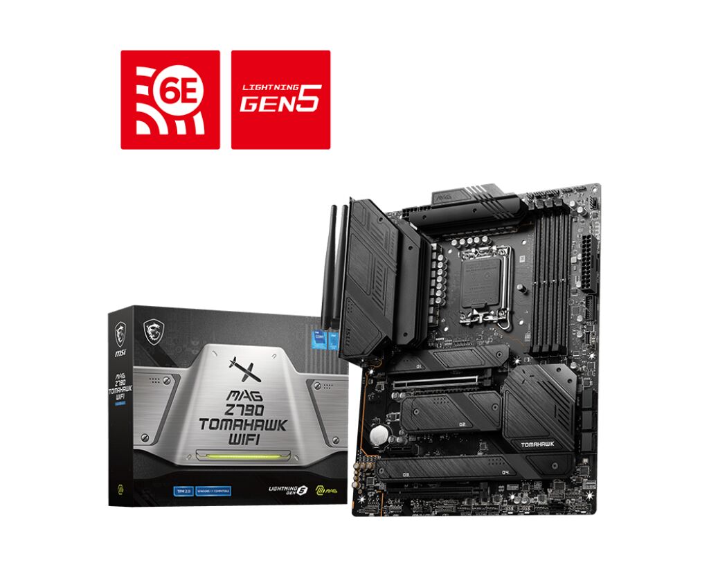 MSI MAG Z790 TOMAHAWK WIFI DDR5 7200MHz 1700p ATX