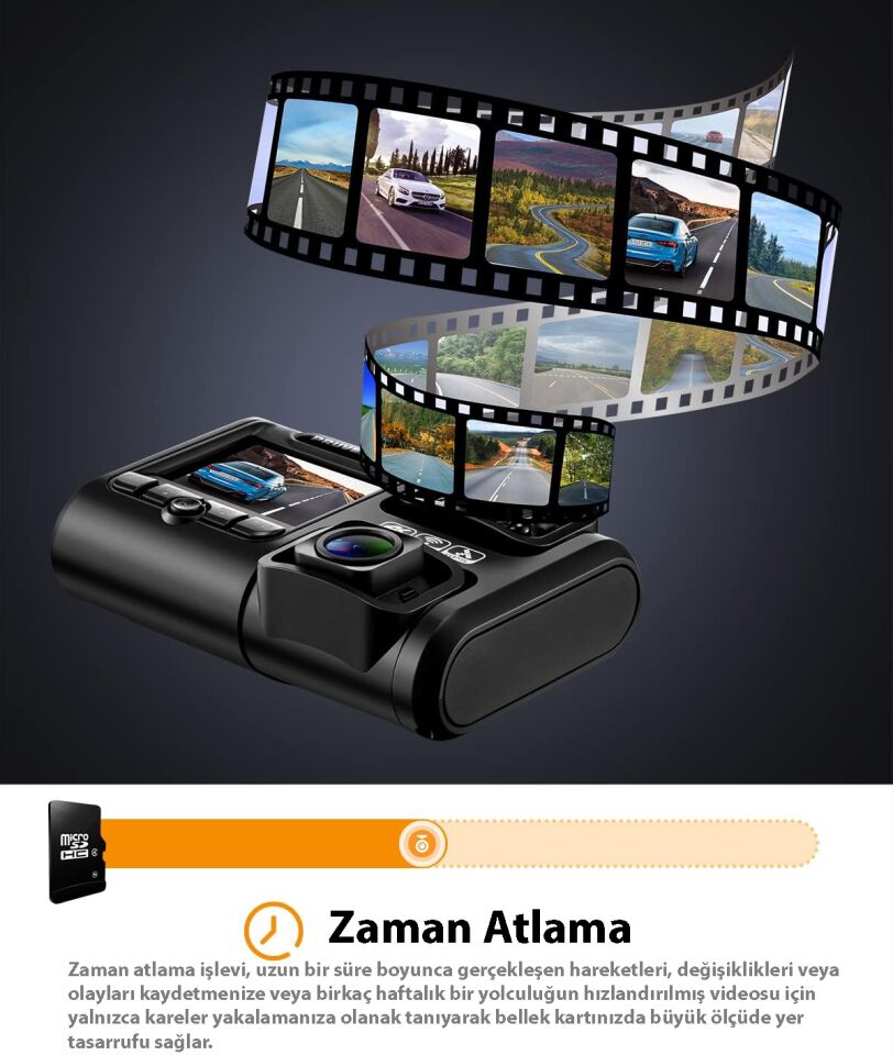 PRUVEEO D30 WI-FI 4K ARAC KAMERASI