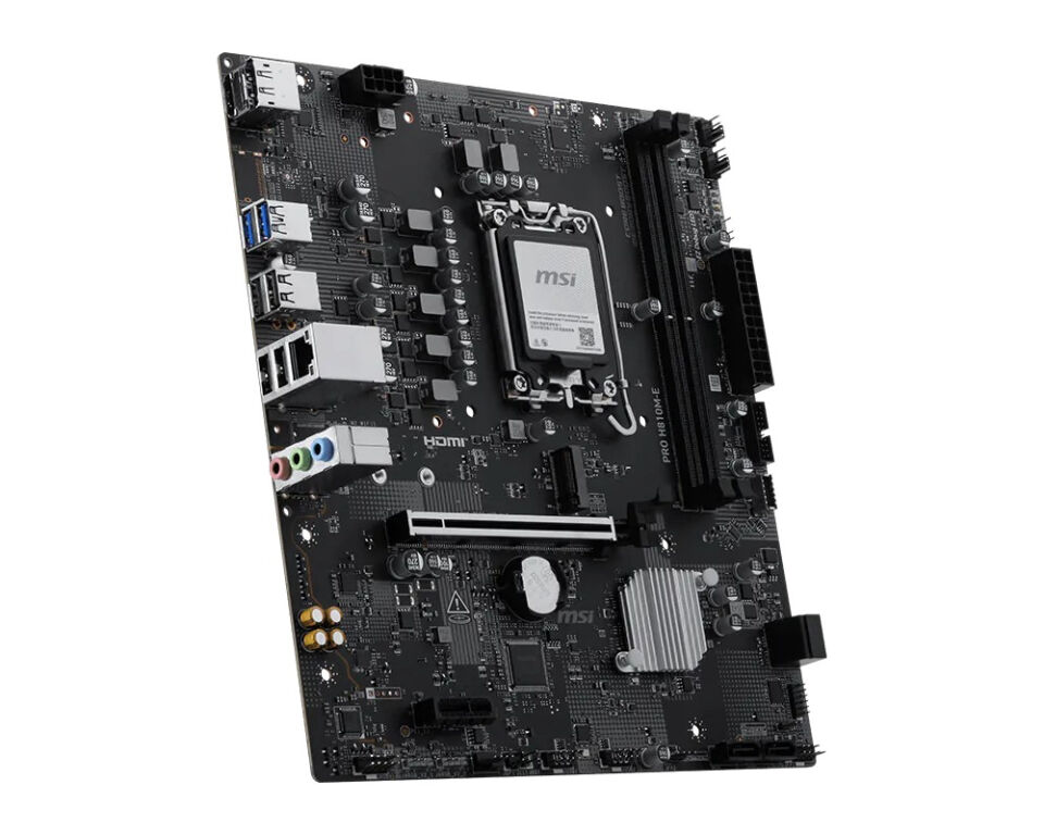 MSI PRO H810M-E DDR5 6400MHz (OC) M.2 mATX 1851P