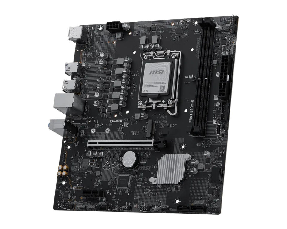 MSI PRO H810M-E DDR5 6400MHz (OC) M.2 mATX 1851P