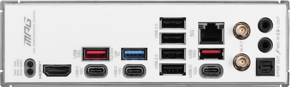 MSI MPG B850 EDGE TI WIFI AM5 DDR5 8400MHZ(OC) HDMI 4x M.2 USB 10Gbs 5G LAN WI-FI 7 ATX