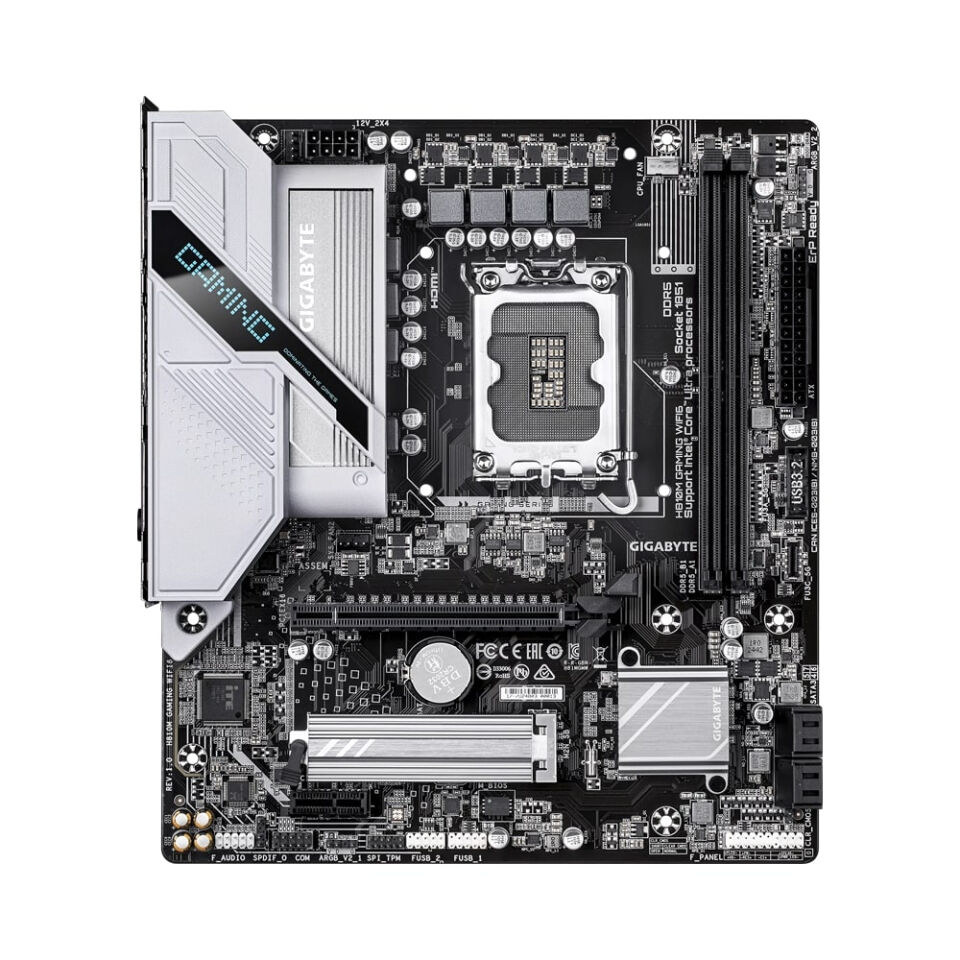 GIGABYTE H810M GAMING WIFI6 DDR5 M.2 HDMI DP MATX 1851P