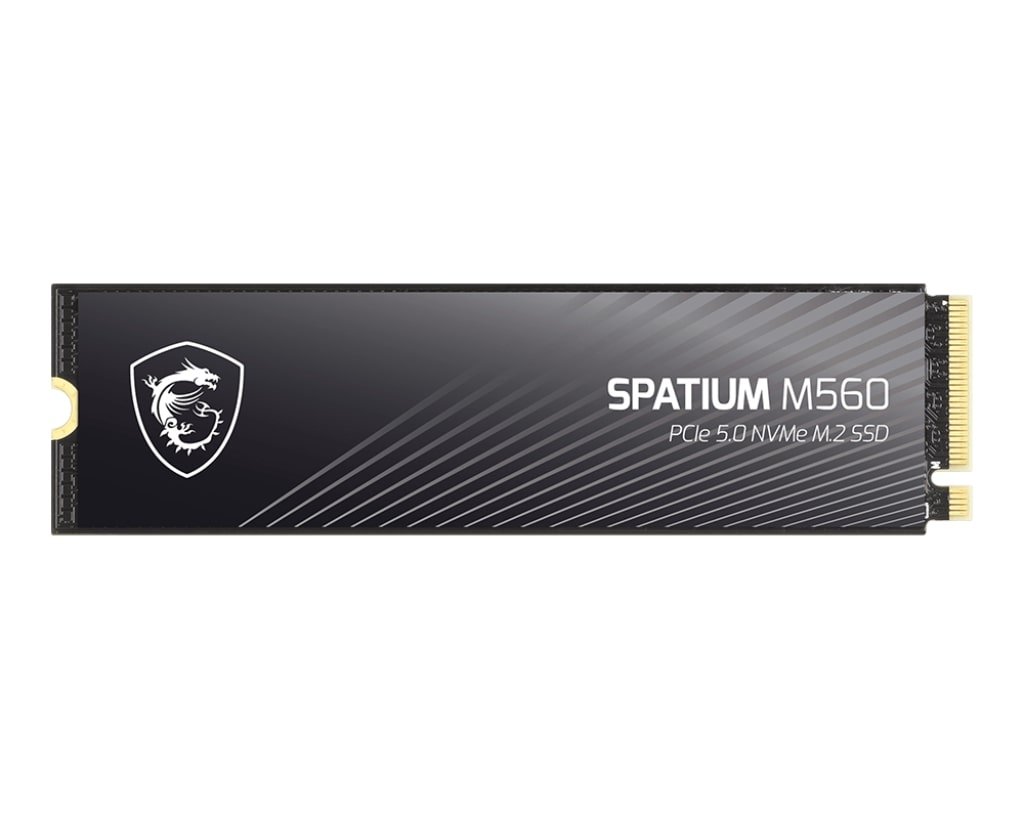 1TB MSI SPATIUM M560 PCIE 5.0 NVME M.2 10200/8400MB/s