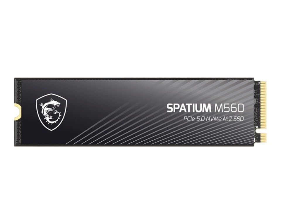 1TB MSI SPATIUM M560 PCIE 5.0 NVME M.2 10200/8400MB/s