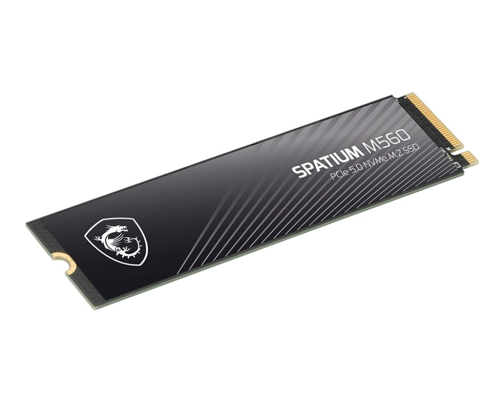 1TB MSI SPATIUM M560 PCIE 5.0 NVME M.2 10200/8400MB/s