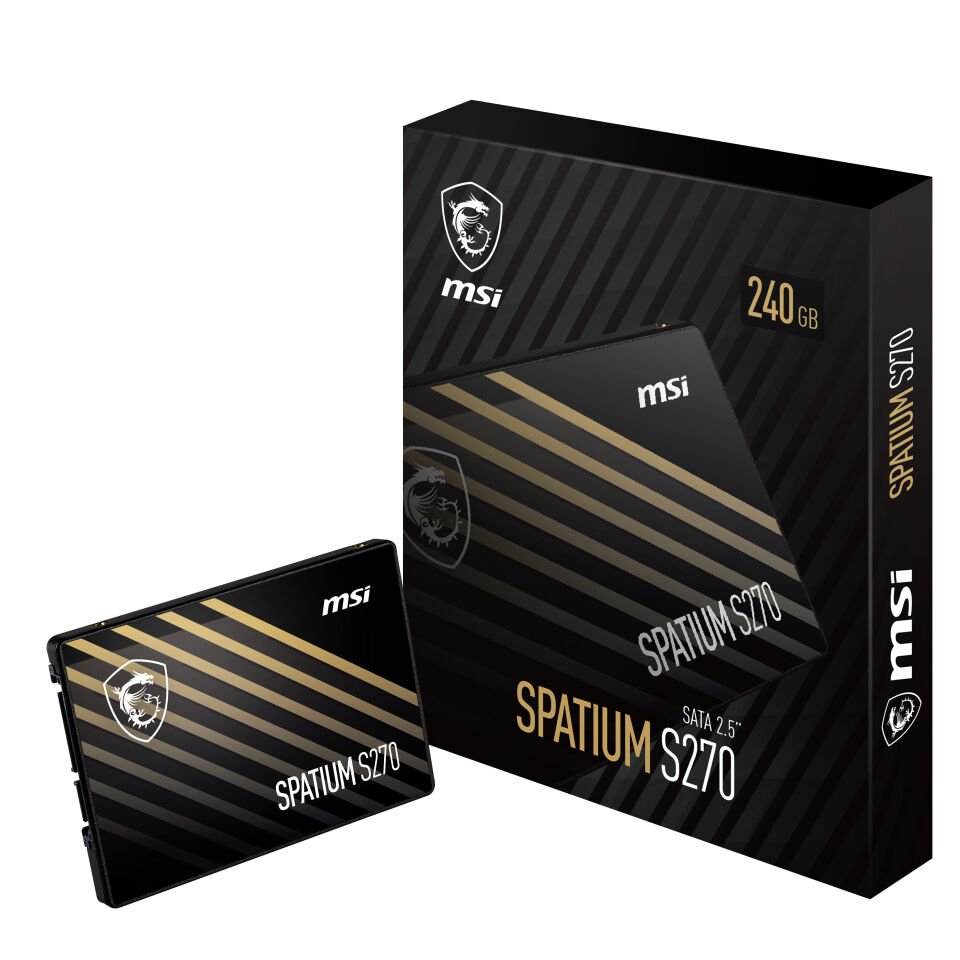 480GB MSI SSD SPATIUM S270 SATA 2.5 500/450MB/s